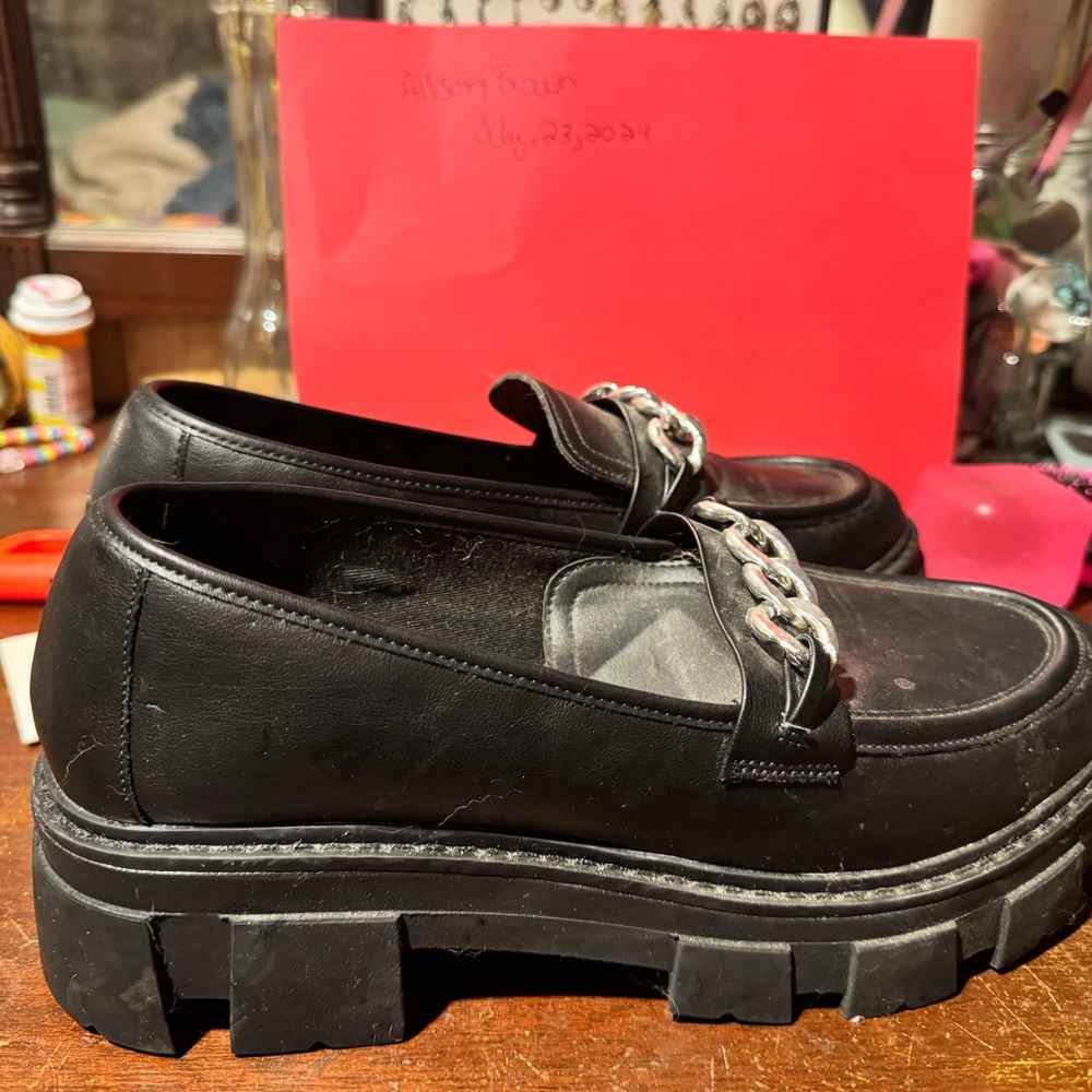 Chunky Chain Loafers